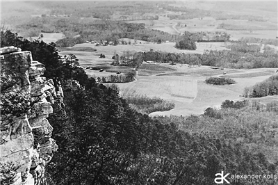 Cliffs over the Countryside